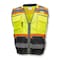 Radians Hi-Vis Cl2 Hvy Wvn Col Blck 2Tn Engr Vst-Grn-2X SV55B-2ZGD-2X - alternate 6